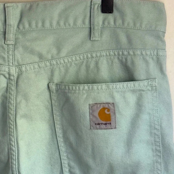 Carhartt WIP SS2020 Jacob Pant "Dodge" Color Denim, 10 oz Mens Size 33 - Picture 10 of 10